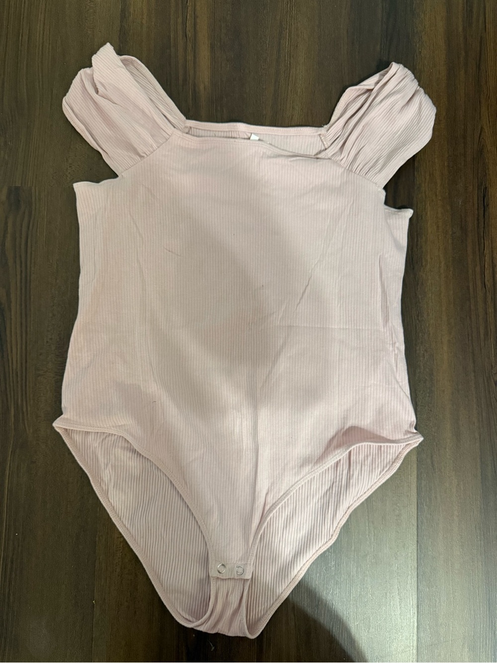 Maurice’s Everyday Ribbed Pink Bodysuit - Women Tops